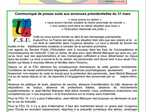 Notre Fédération – n° 110 avril 2021 (numérique)