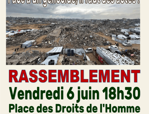 Cantal Palestine Solidarité – rassemblement vendredi 6 juin 2025