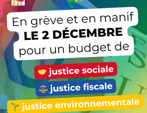 Grève et manifestation – mardi 2 décembre 2025