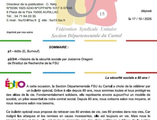 Notre fédération – 127 d&rsquo;octobre 2025